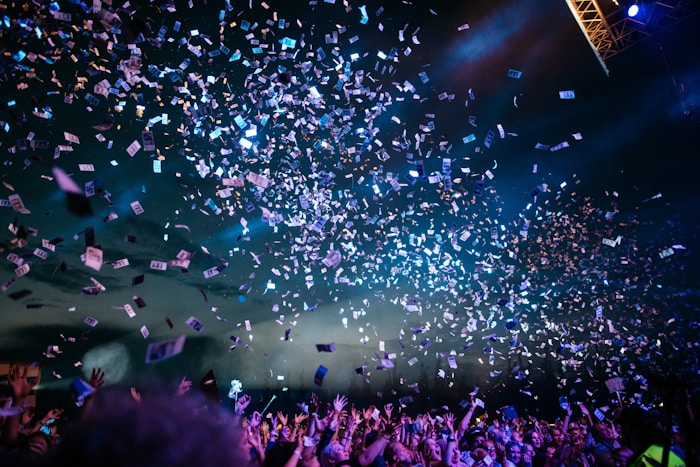 Colorful live music festival